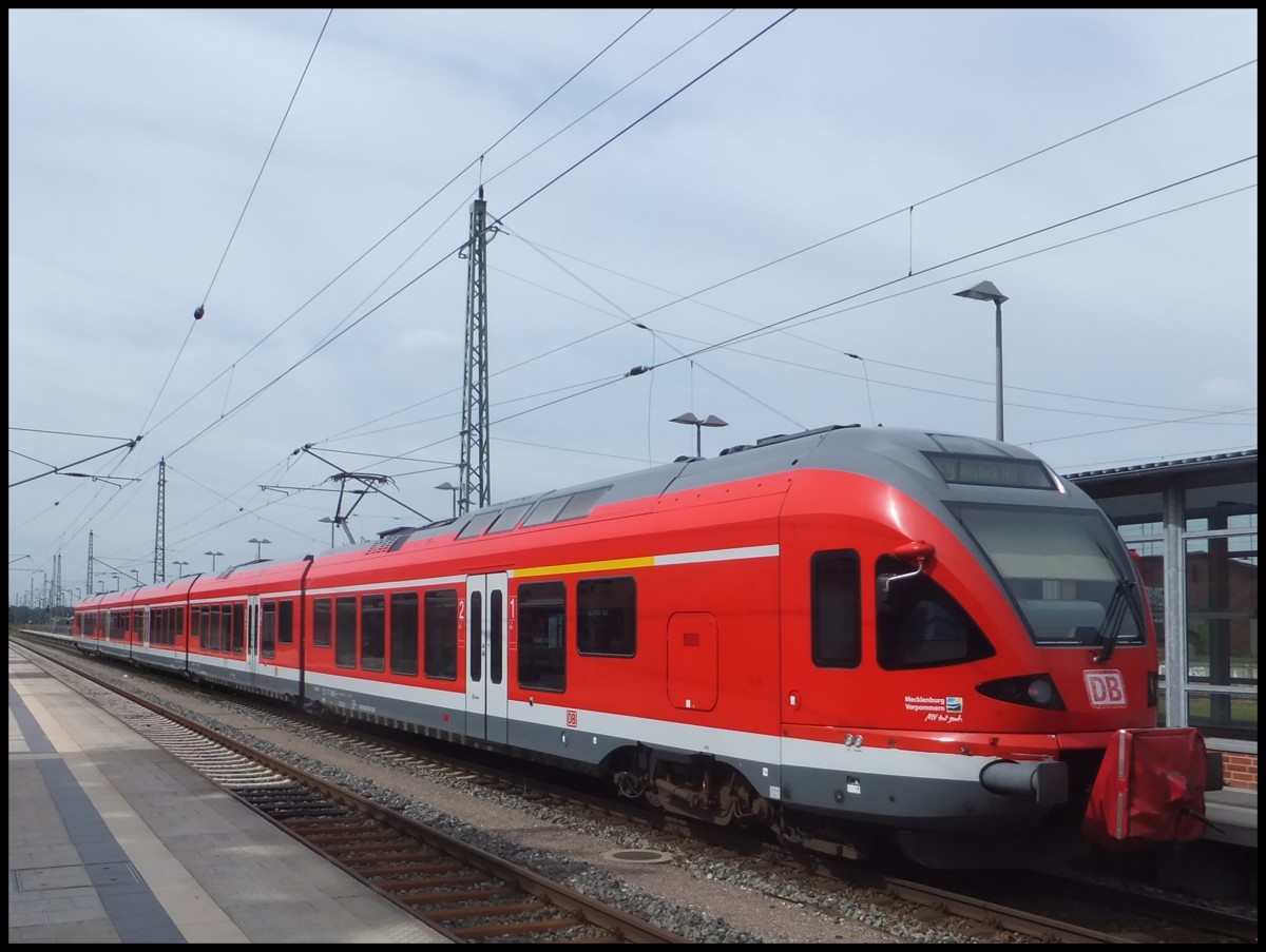 5-teilger Stadtler Flirt (BR 429) als Hanse-Express in Bergen am 16.08.2013

