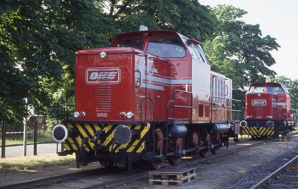 50 Jahre OHE Feier in Celle Nord am 10.7.1994: Mak Diesellok 60022