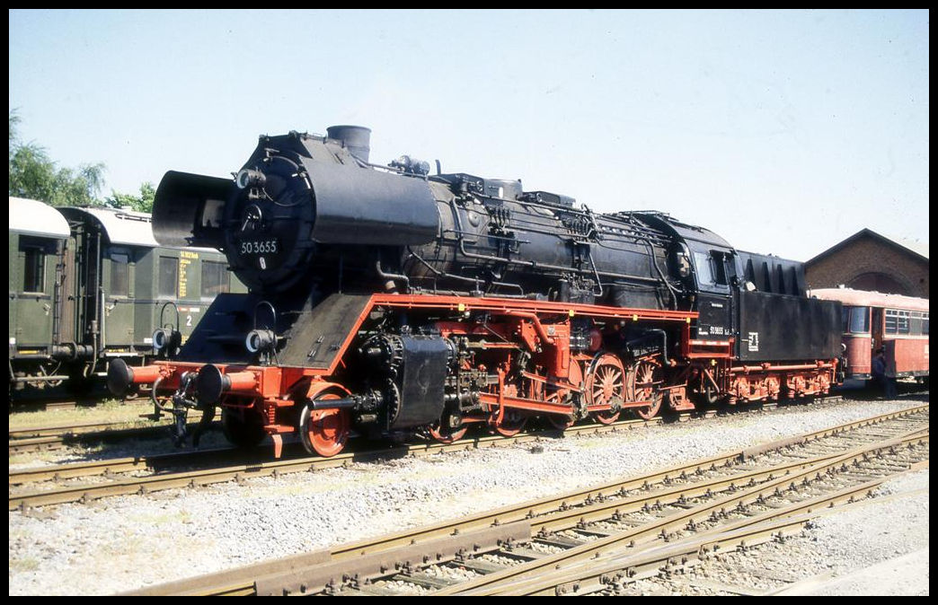 503655 von Eisenbahn Tradition am 15.5.1998 im BW Hohne der Teutoburger Wald Eisenbahn.