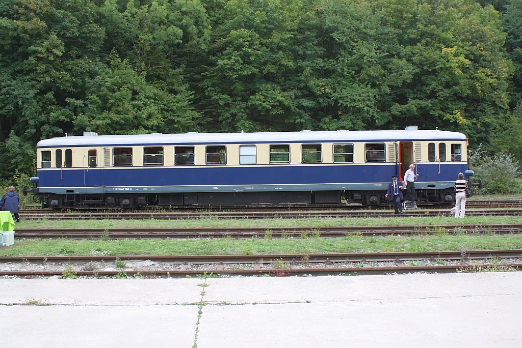 5042.14 am 15.September 2013 als Nebenfahrt 17748 beim Wendeaufenthalt in der LSt. Waldm�hle.

