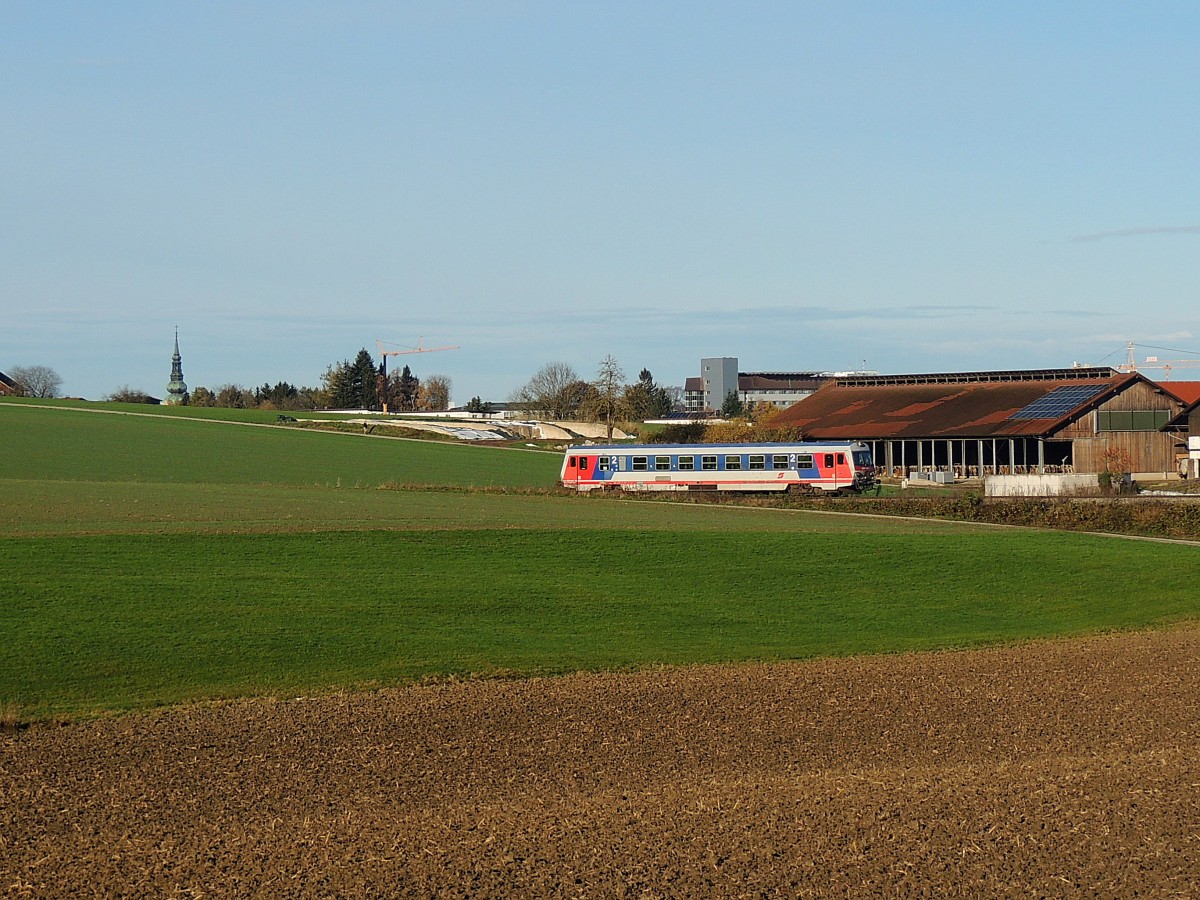 5047 steuert als R5966 seinem nächsten Ziel Ried entgegen; 131110
