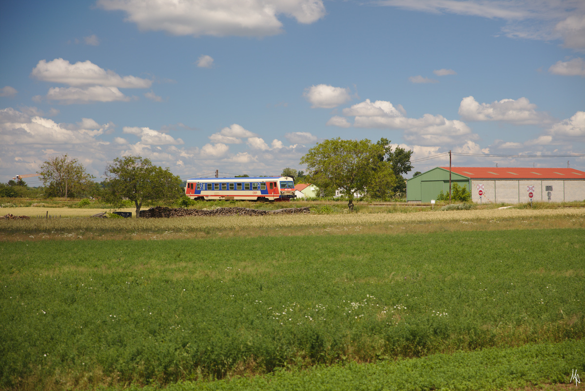 5047.022 kurz nach dem Bahnhof Auersthal auf der Fahrt nach Groß Schweinbarth am 21.06.2019.