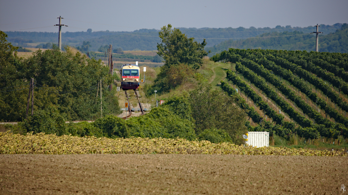 5047.026 als R 7220 kurz vor Auersthal am 31.08.2019.