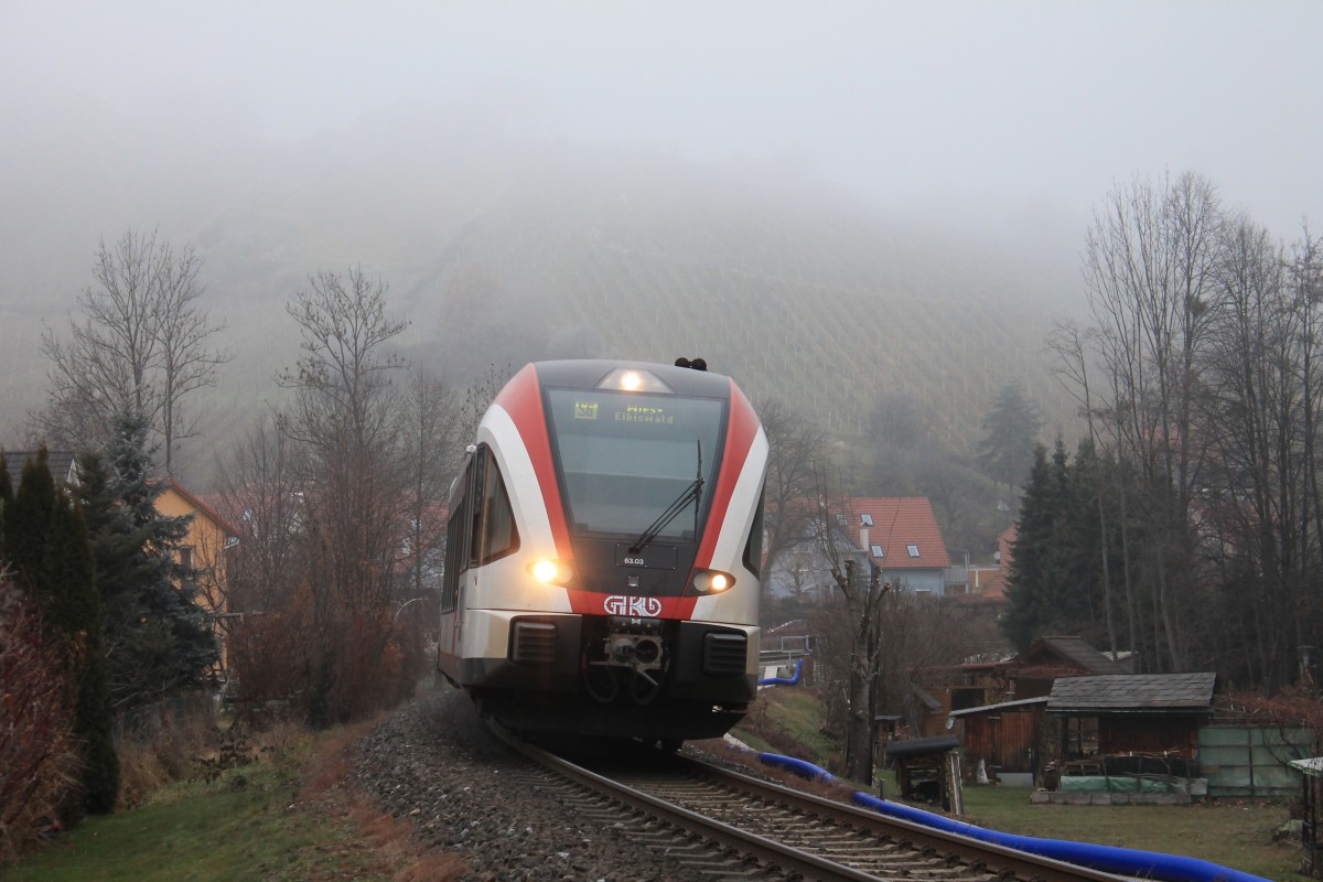 5063.03 am 14. Dezember 2013 von Deutschlandsberg kommend unterwegs nach Wies-Eibiswald.