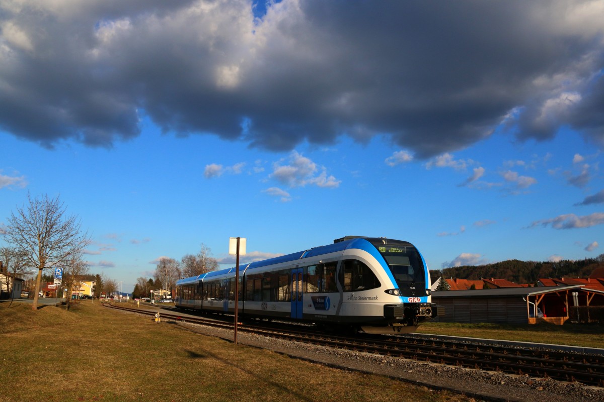 5063.08 als R8563 am Nachmittag des heutigen 6. März 2015 in Pölfing Brunn  