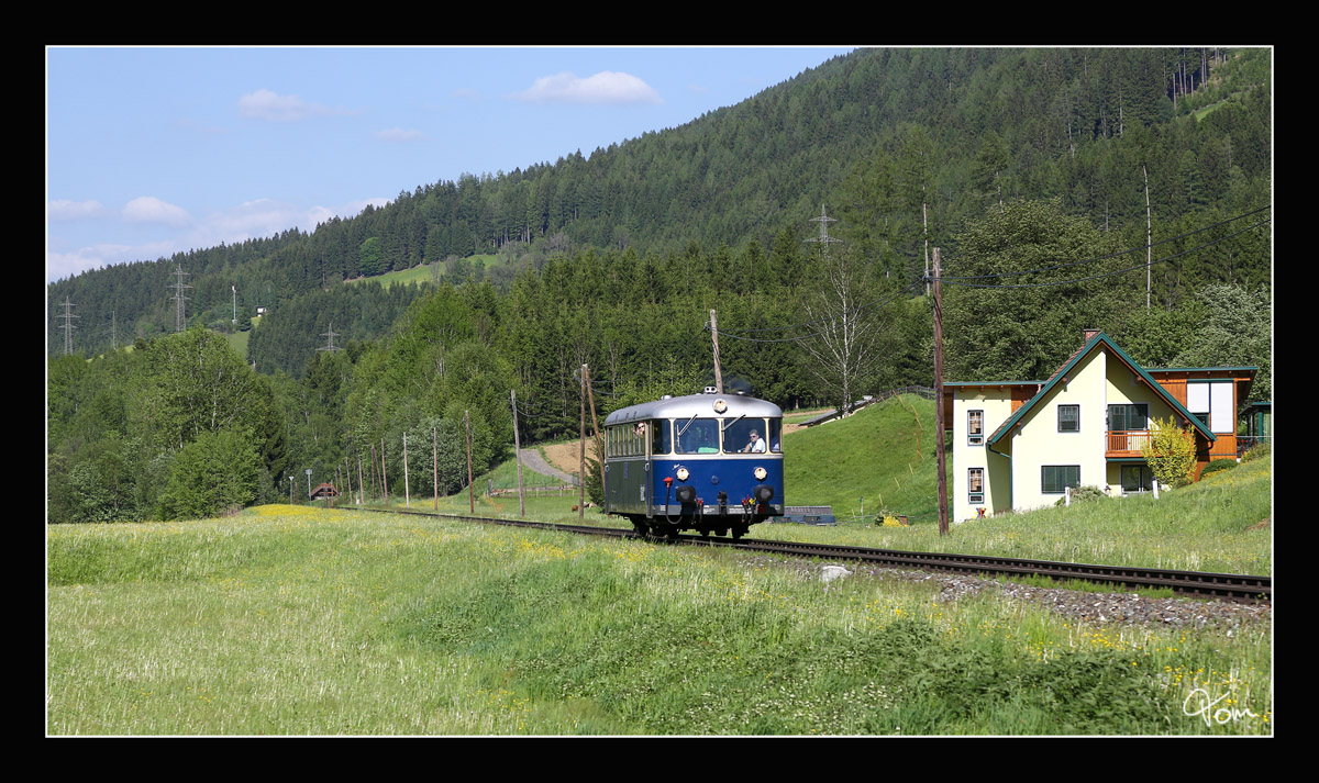 5081.055  Max  fährt als Sonderzug SE 14484 von Graz Hbf nach Obdach zum Obdacher Marktfrühling. 
Kathal 19.05.2017
