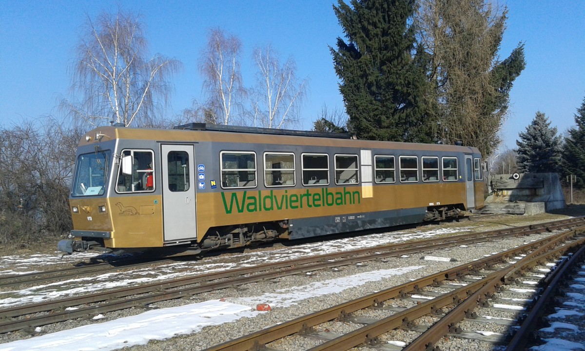 5090.008 (Waldviertelbahn) in Weitra am 07.01.2015