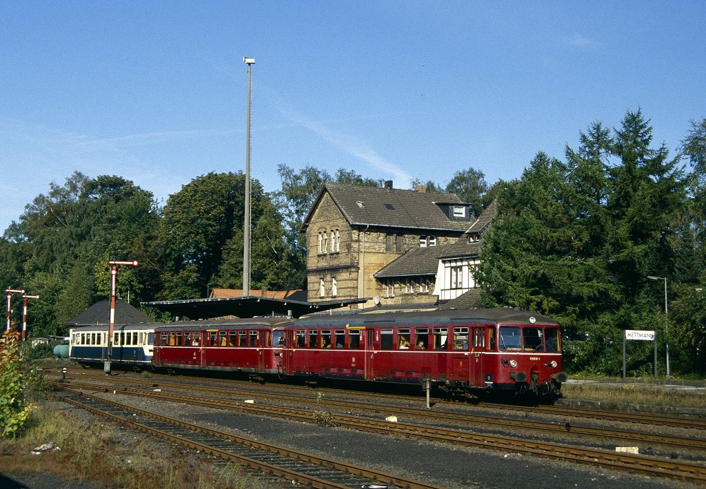 515 616, 636 und 815 706 als Sonderfahrt am 18.09.1993 im Bf. Mettmann