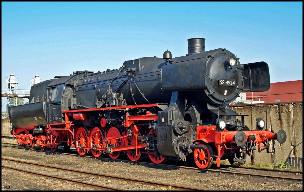 52 4924 in Chemnitz-Hilbersdorf. Aufgenommen am 20.08.2011