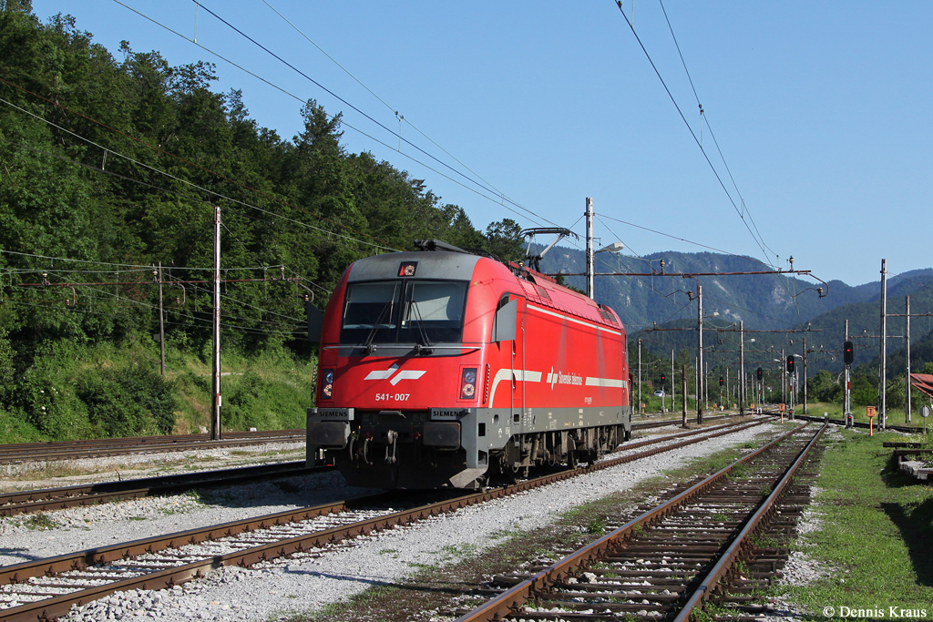 541 007 am 08.06.2014 in Borovnica.