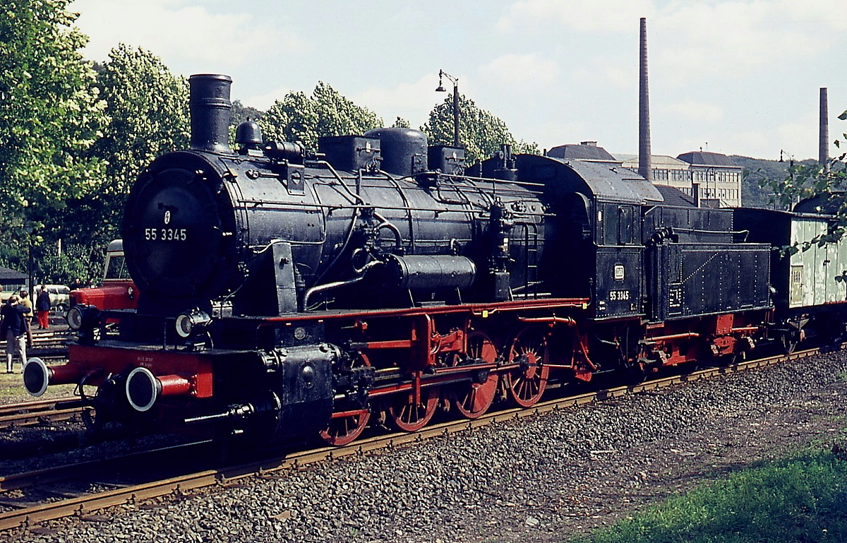 55 3345 im Sommer 1980 im Eisenbahnmuseum Bochum-Dahlhausen