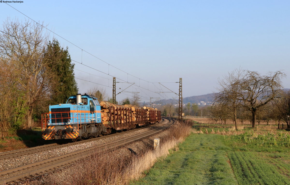 575 002-7 alias V102 mit dem ER 55287 (Herbolzheim-Freiburg(Brsg)Gbf) bei Kollmarsreute 19.3.20