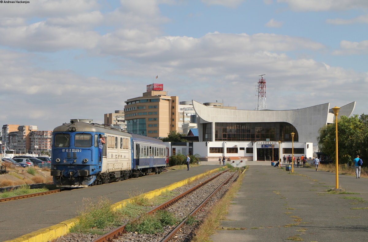 60 1376-2 mit dem R 8654 (Tulcea Oras-Medgidia) in Tulcea Oras 30.8.17