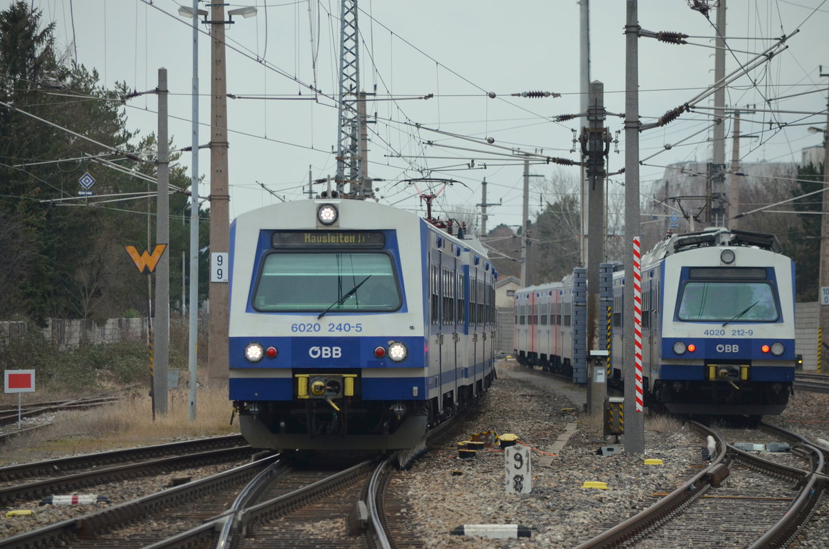 6020 240-5 & 4020 212-9 in Wien Liesing 12.02.2018