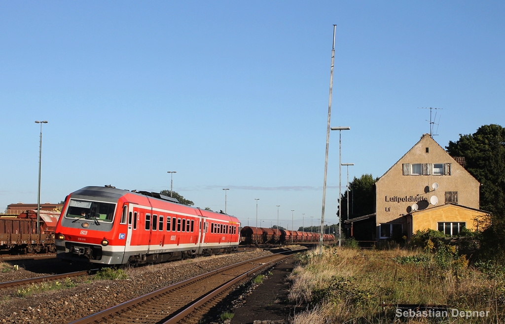 610 010 am 8.9.12 in Luitpoldhtte nach Schwandorf
