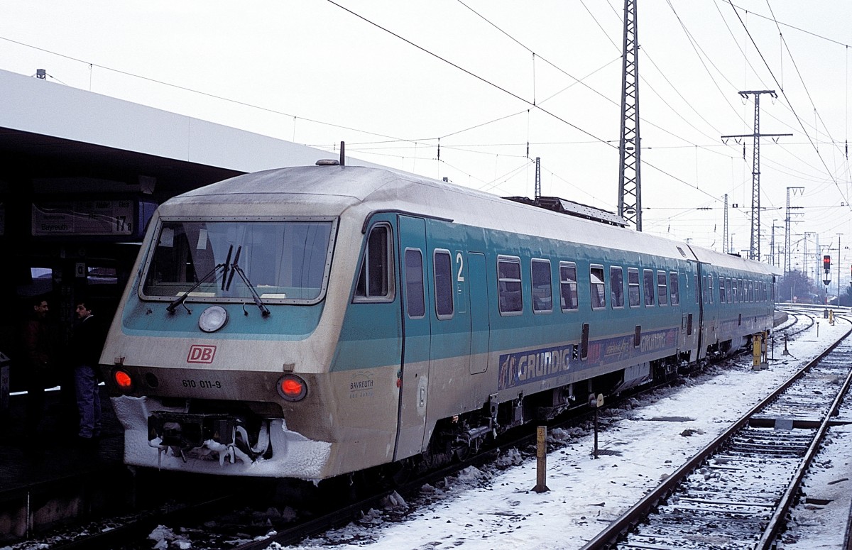  610 011  Nürnberg Hbf  11.02.96