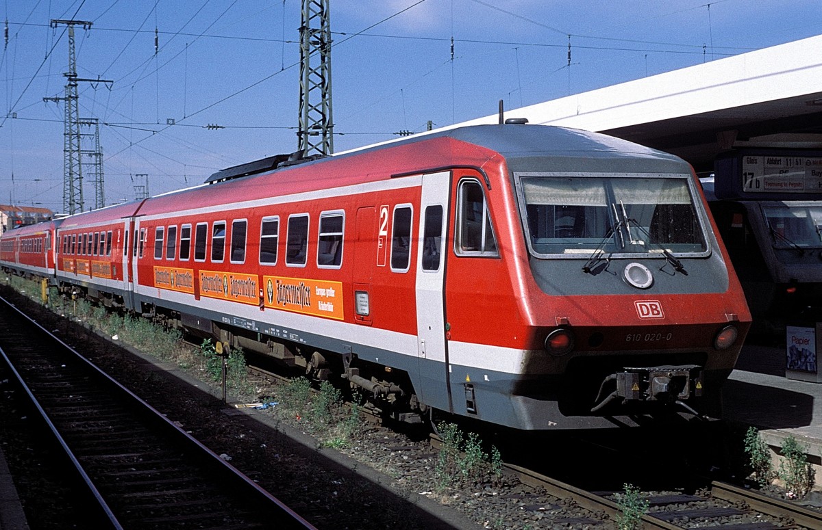 610 020  Nürnberg Hbf  30.08.99