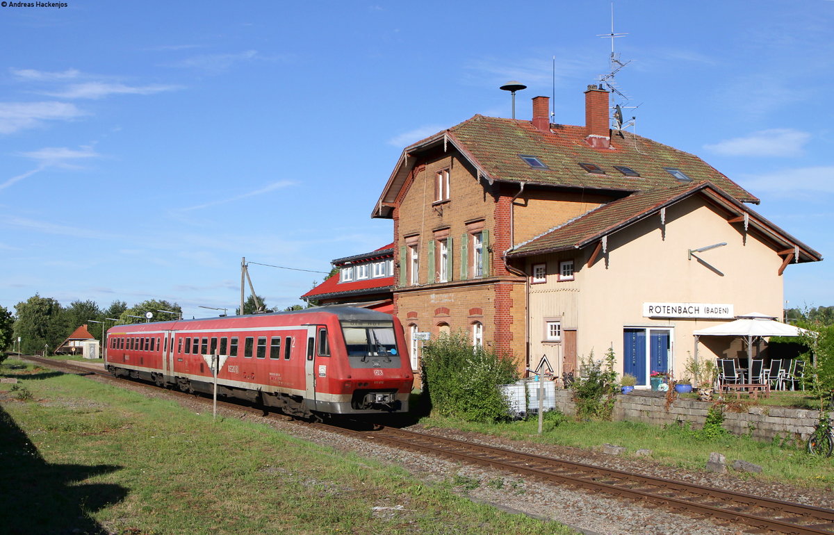 611 016-6 als IRE 3217 (Neustadt(Schwarzw)-Ulm Hbf) in Rötenbach 3.8.16
