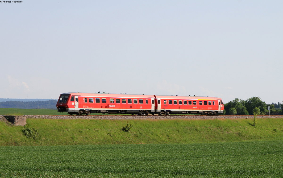 611 020-8 als RB 22380 (Villingen(Schwarzw)-Rottweil) bei Zollhaus 4.6.19
