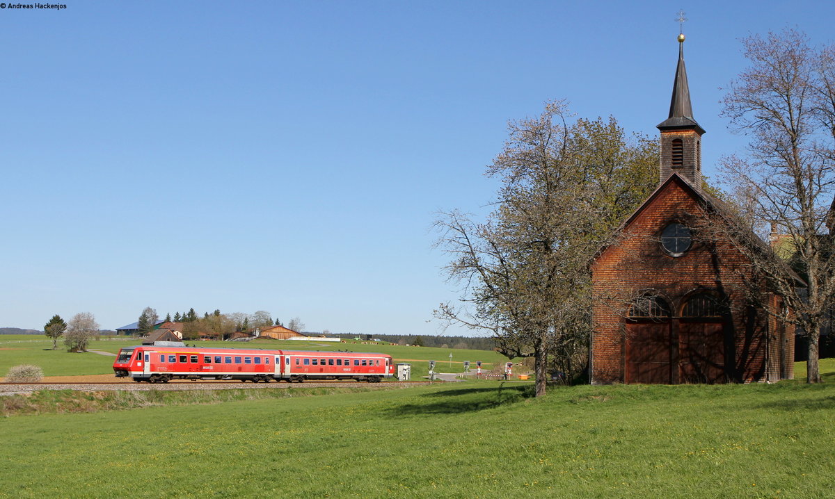 611 023-3 als RE 22302 (Neustadt(Schwarzw)-Rottweil) bei Löffingen 5.5.16