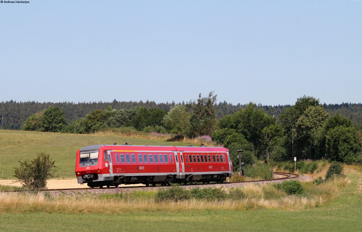 611 031-6 als IRE 3211 (Neustadt(Schwarzw)-Ulm Hbf) bei Löffingen 21.7.15