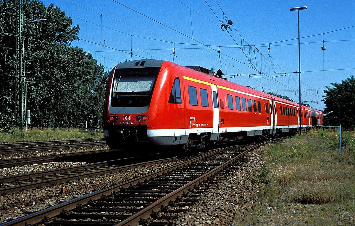 612 003 + 631  Graben Neudorf  20.06.00