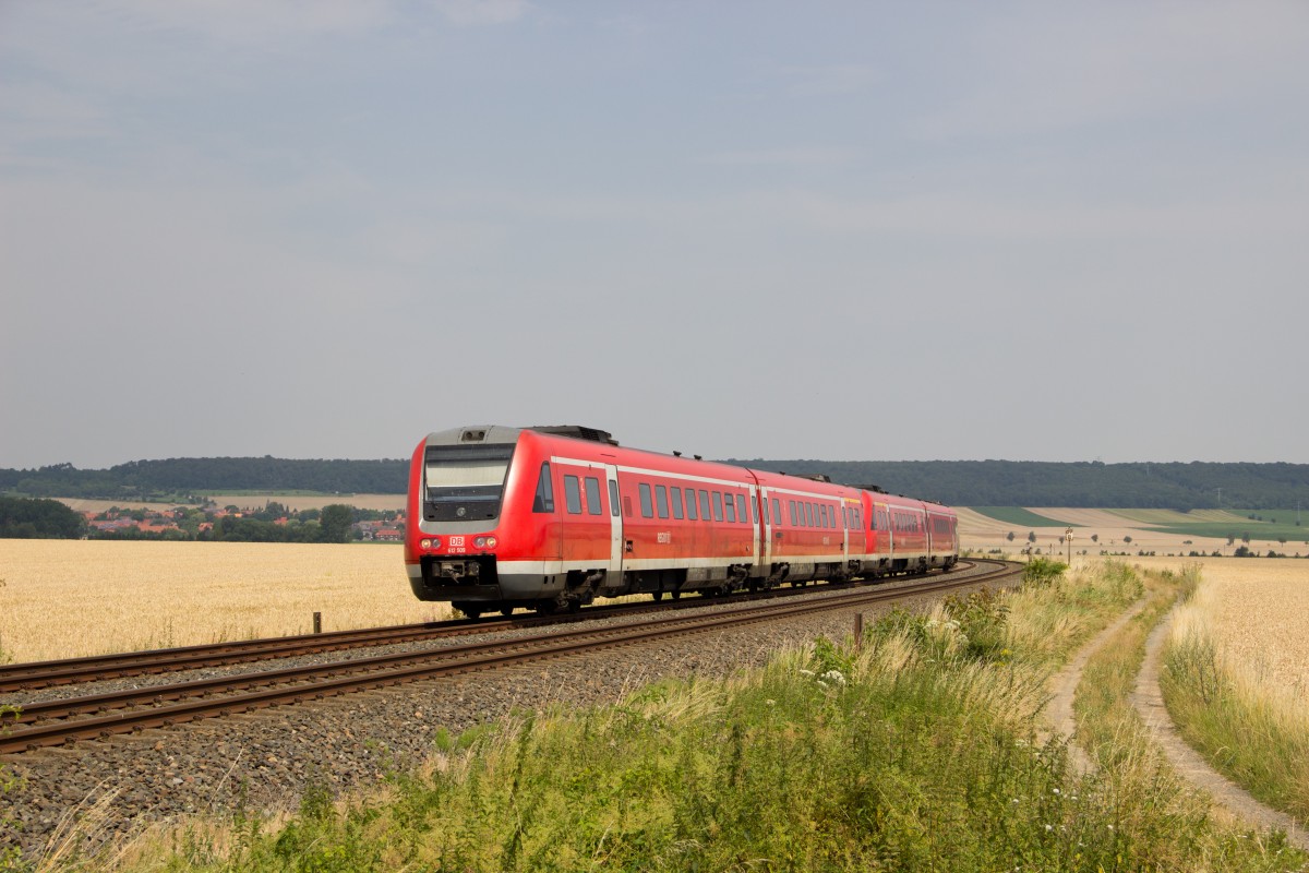 612 009 & 612 015 als RE 3607 (Hannover Hbf - Halle (Saale) Hbf) bei Klein-Elbe am 20.07.14