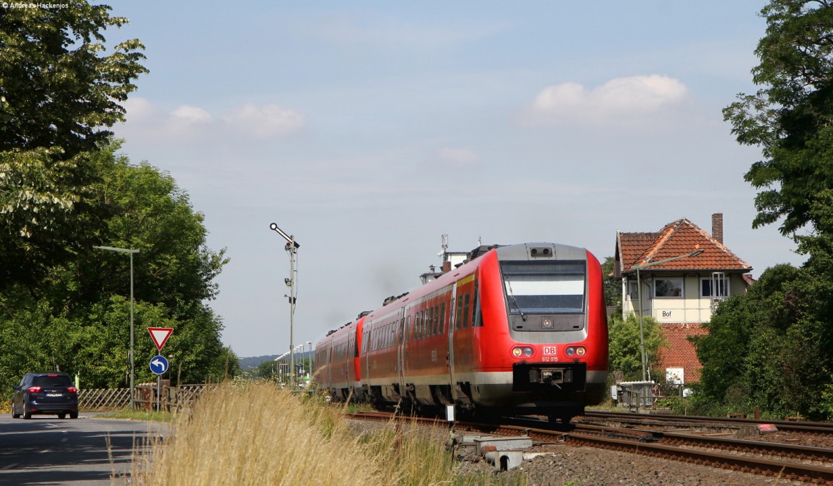 612 015-8 und 612 018-2 als RE 3607 (Hannover Hbf-Halle(Saale) Hbf) in Baddeckenstedt 3.7.14