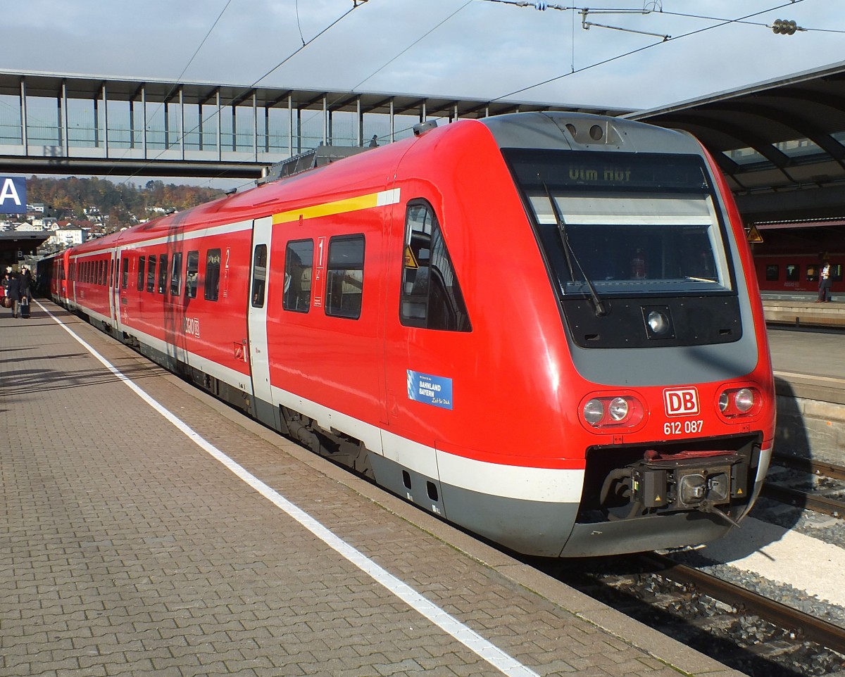 612 087 am 28.10.15 in Ulm.