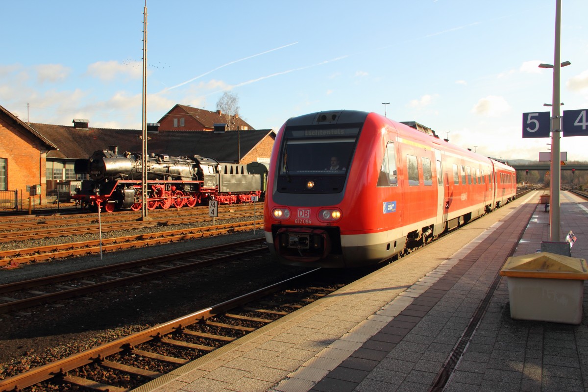 612 094 DB Regio in Neuenmarkt- Wirsberg am 10.01.2012
