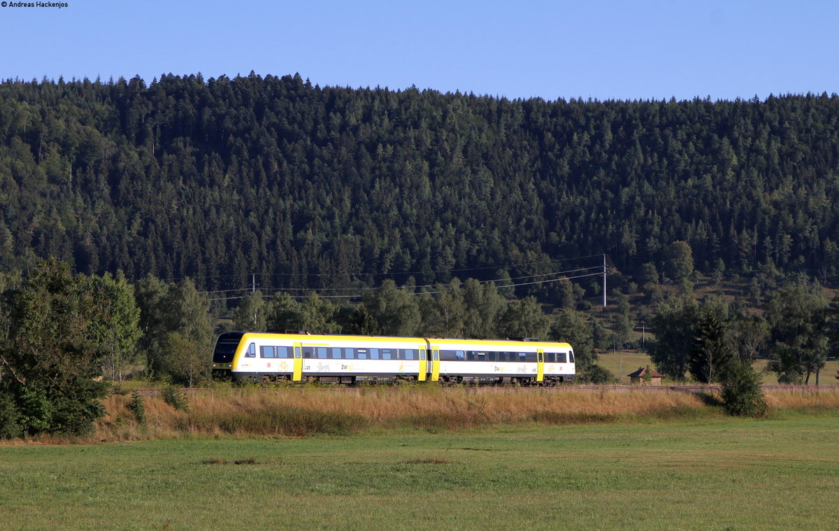 612 109-8 als RE 3202 (Ulm Hbf-Donaueschingen) bei Tuttlingen 12.8.18