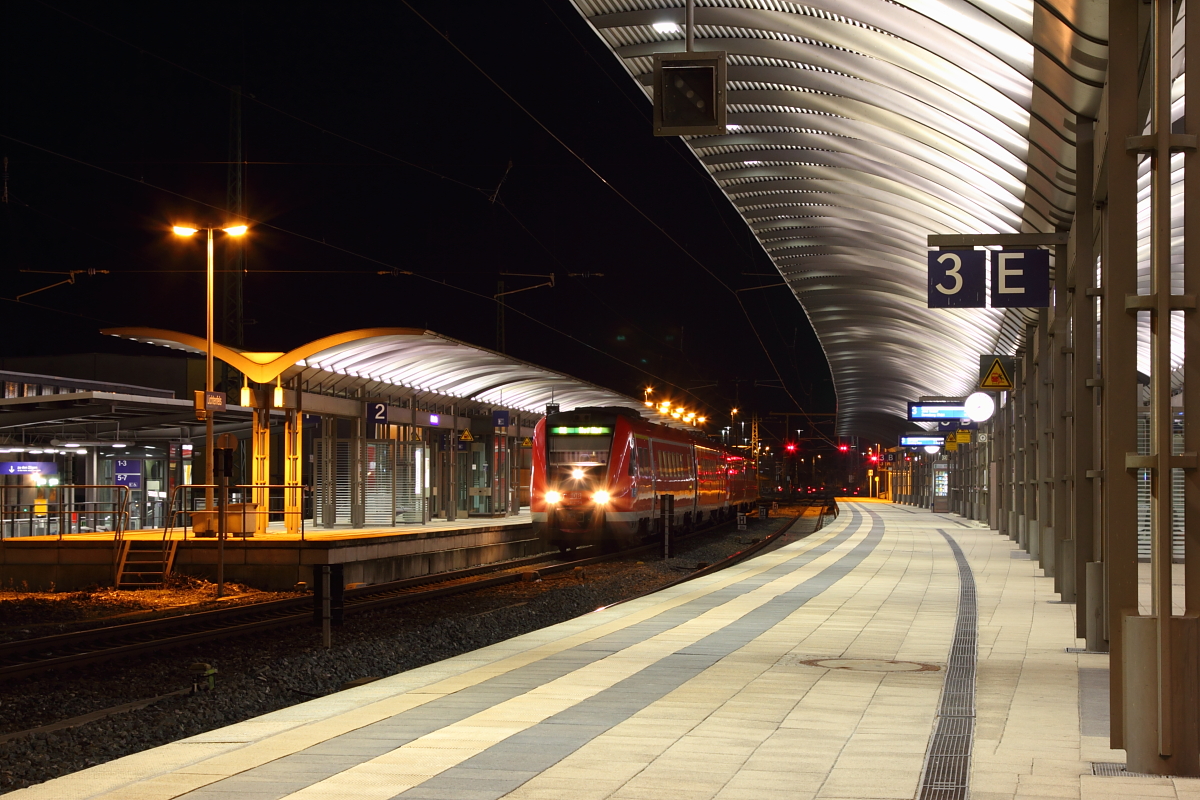 612 154 DB Regio in Lichtenfels am 10.03.2017.