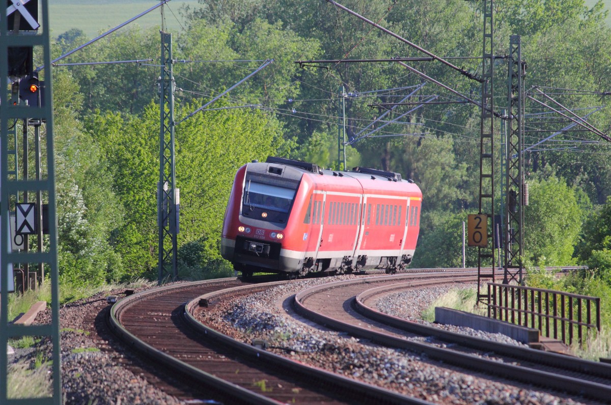 612 559 DB Regio bei Redwitz am 24.05.2012.