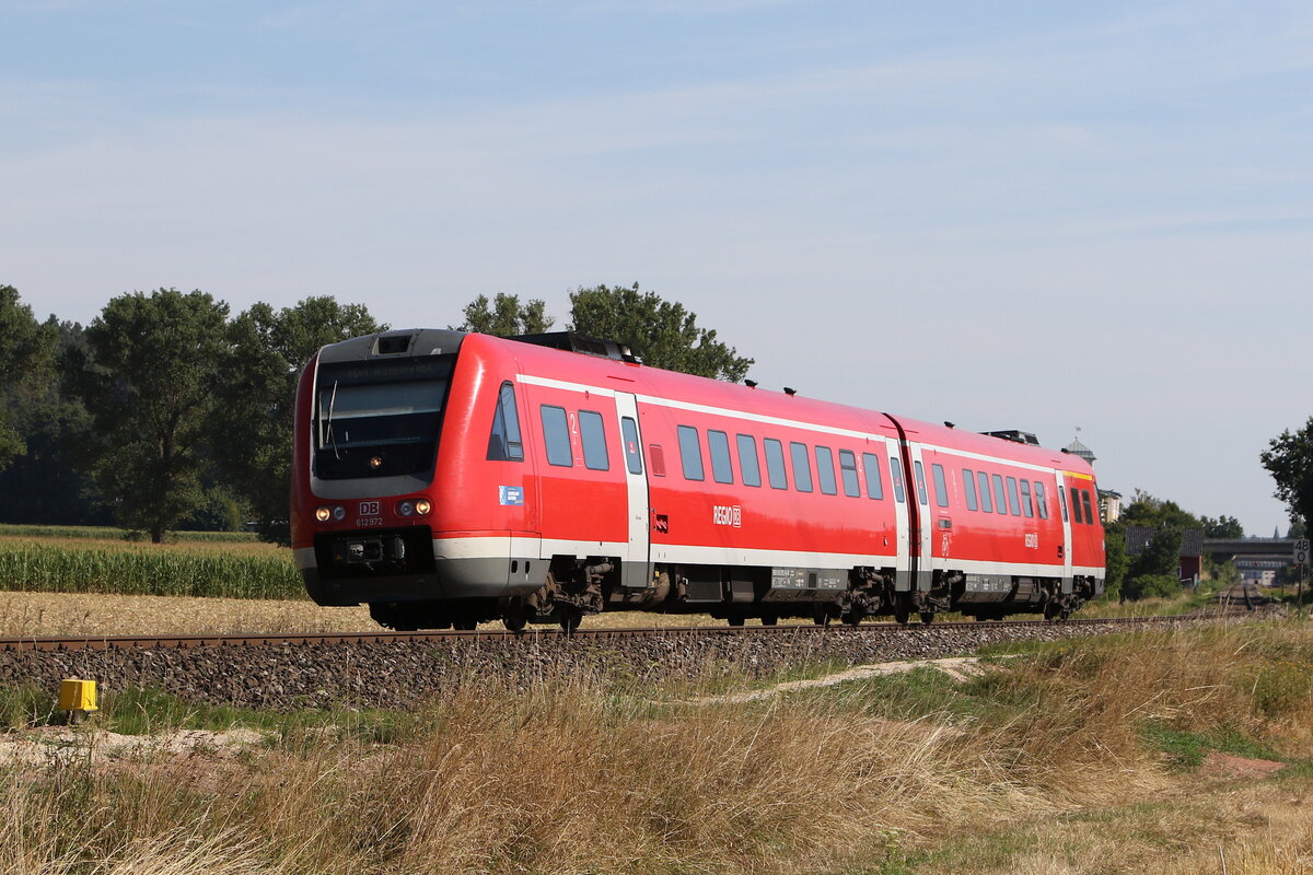 612 972 bei Rothenstadt/Oberpfalz am 4. August 2022.