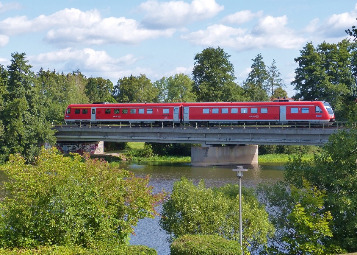 612 xxx auf der Naabbrücke in Schwandorf 27.08.2020