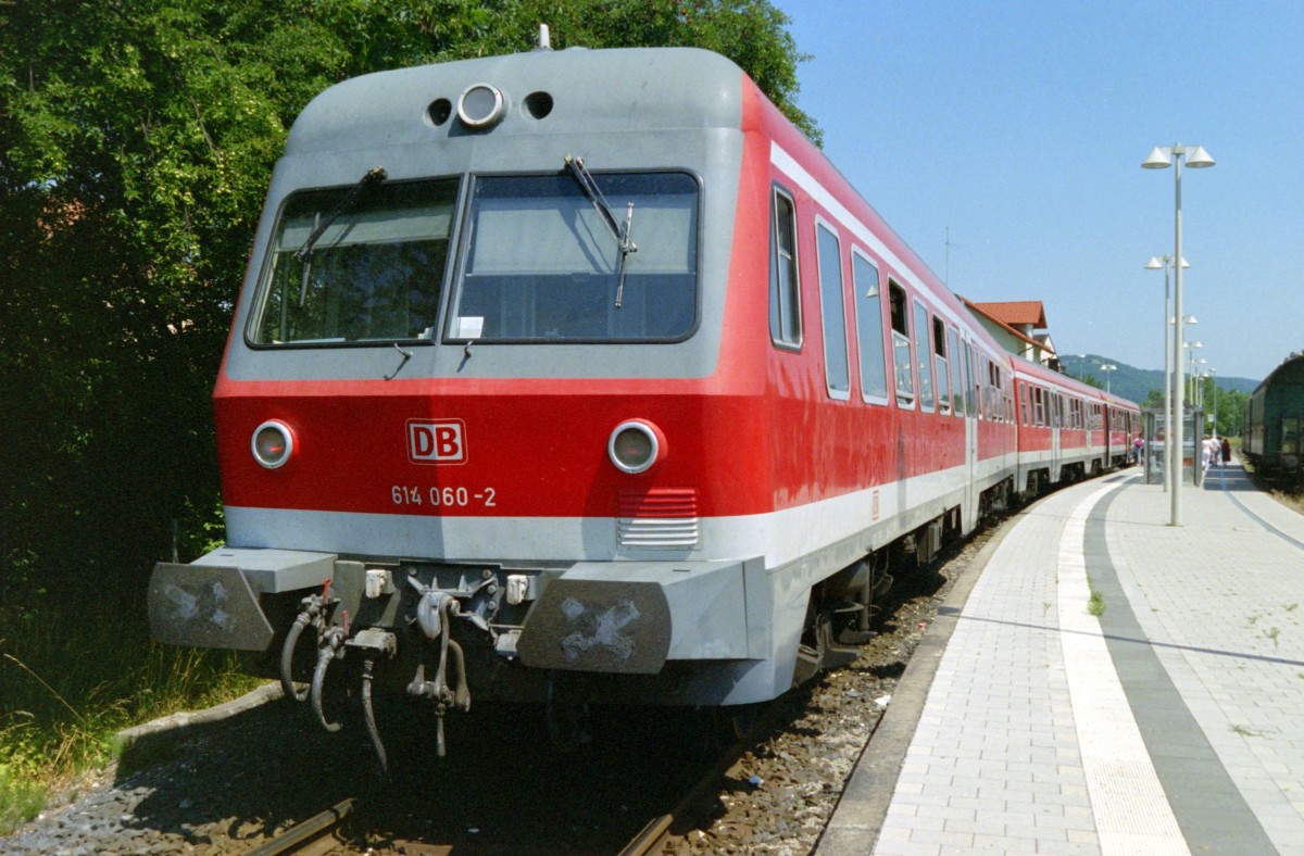 614 060 als RB 34115 (Forchheim [Oberfr]–Ebermannstadt) am 05.07.2006 in Ebermannstadt