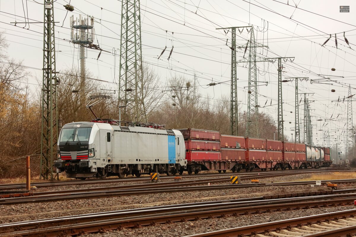 6193 167 Railpool in Köln Gremberg, Februar 2025.