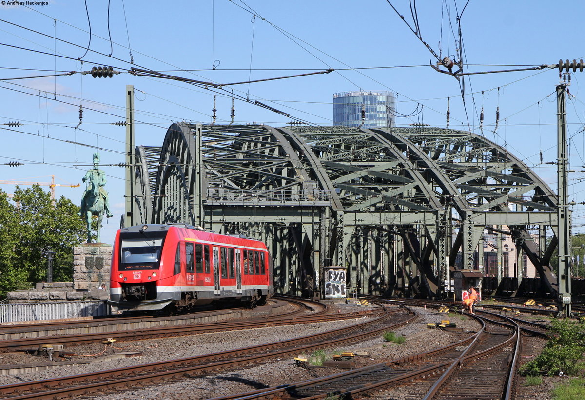 620 003 und 620 005 als RB 11557 (Meinerzhagen-Köln Hansaring) in Köln Hbf 15.5.19