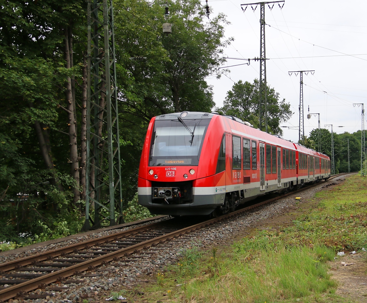 620 006/506 mit dem Ziel Kirchheim in Köln West. Aufgenommen am 15.07.2014.
