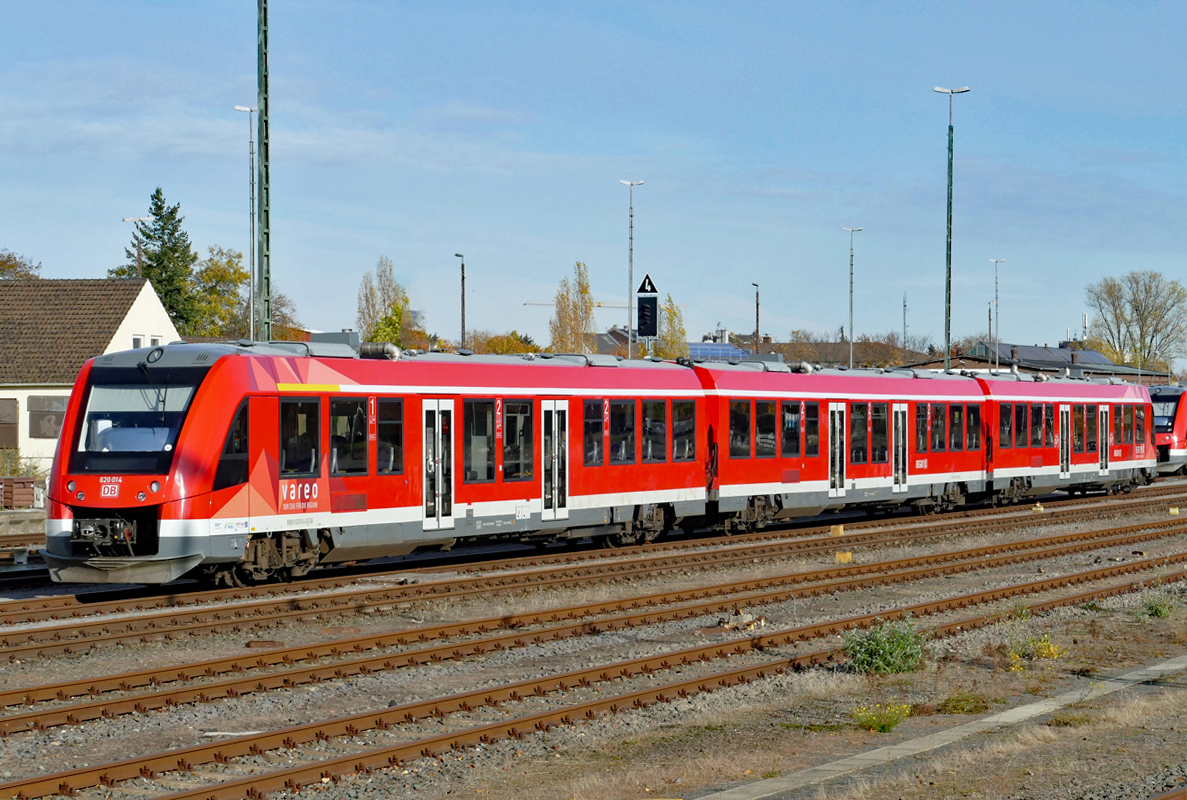 620 014-0 abgestellt beim Bf Euskirchen - 16.11.2019