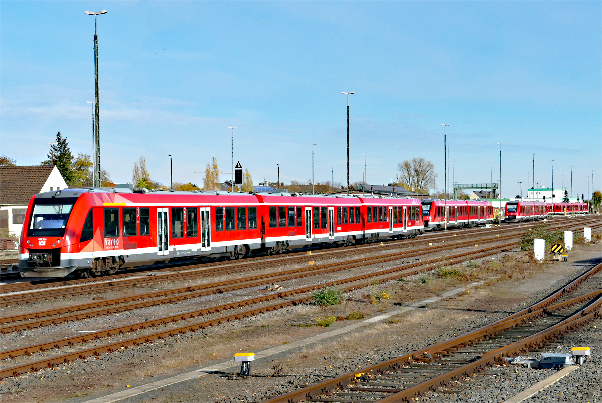 620 014-0 und weitere BR 620 abgestellt am Bf Euskirchen - 16.11.2019