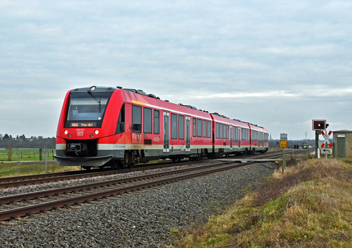 620 021 RE22 nach Trier Hbf in Eu-Wißkirchen - 02.01.2021