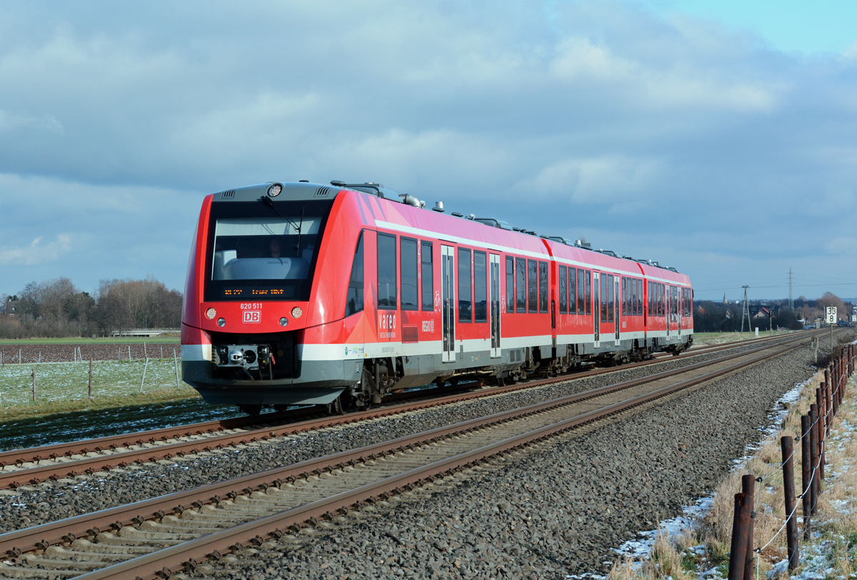 620 511 RE22 nach Trier bei Eu-Wißkirchen - 30.01.2015