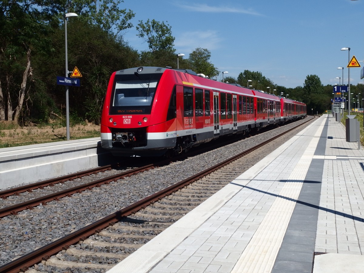 622 006 war am 6.6.14 als RB 23 unterwegs. Hier aufgenommen im HP Rheinbach-Römerkanal Fahrtrichtung Euskirchen.