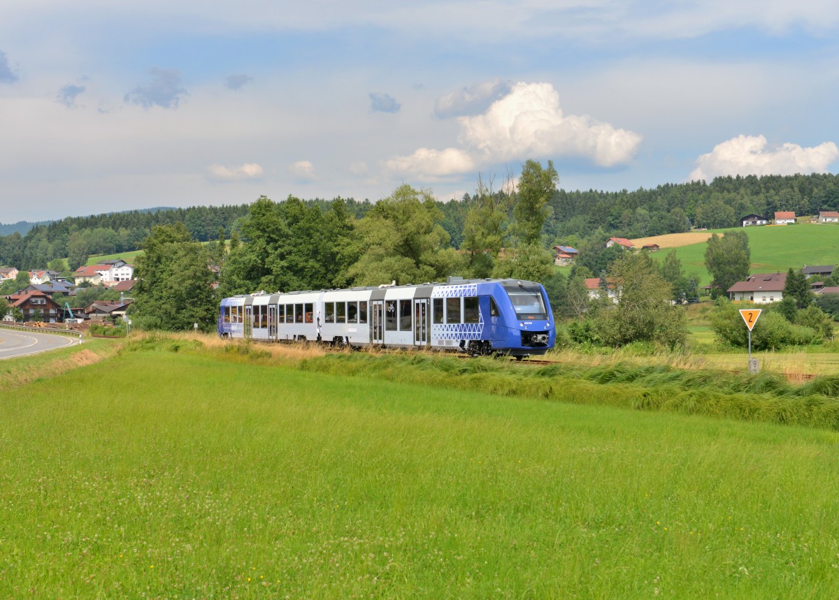 622 418 bei einer Sonderfahrt am 20.07.2014 bei Teisnach.