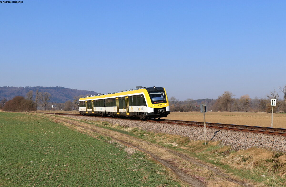 622 463 als RB 17769 (Radolfzell - Friedrichshafen Stadt) bei Espasingen 24.3.22