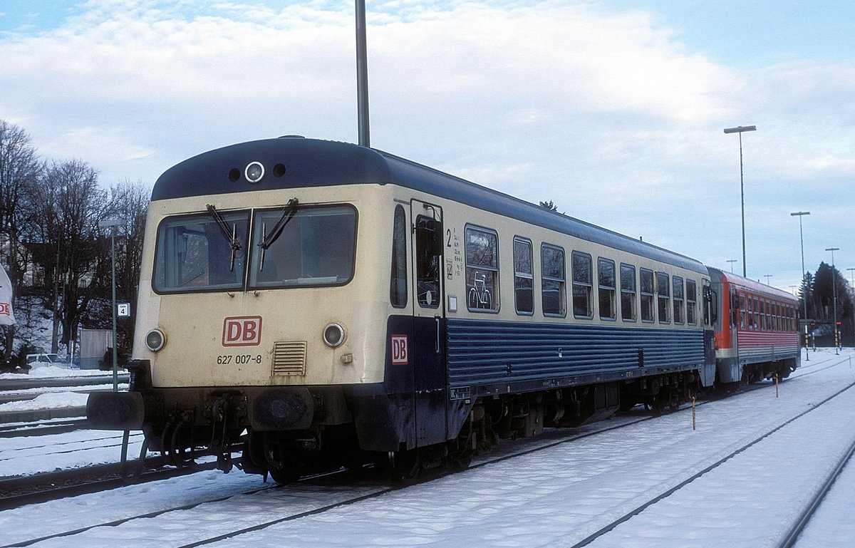 627 007 + 003  Freudenstadt Hbf  16.01.99