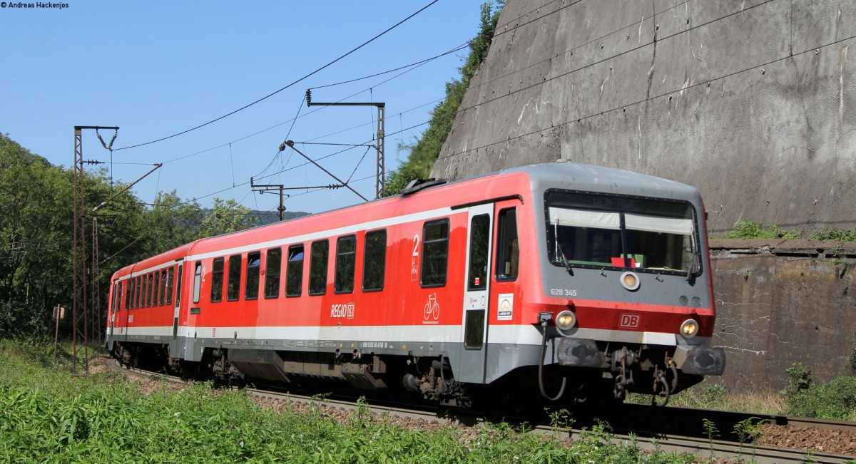 628 345-0 und 628 340-0 als IRE63379 (Stuttgart Hbf-Aulendorf) bei Geislingen 5.9.13