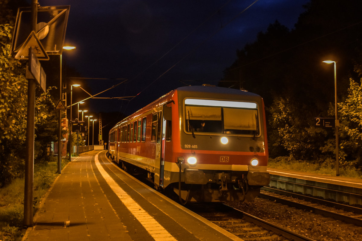 628 465 Anfang Oktober 2019 als RB72 nach Saarbrücken Hbf in Fischbach-Camphausen