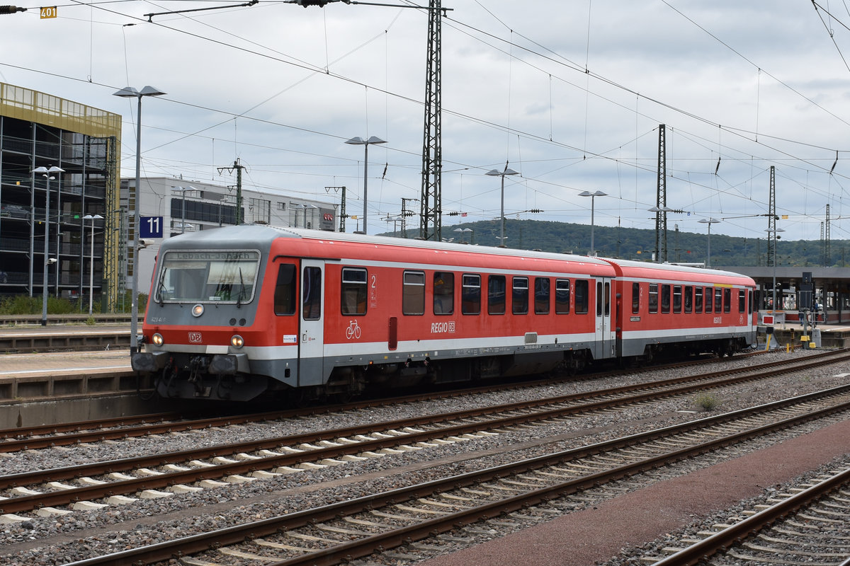 628 466 Anfang Oktober 2019 als RB72 nach Lebach-Jabach in Saarbrücken Hbf